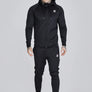 SikSilk - Black Hoodie and Joggers Set